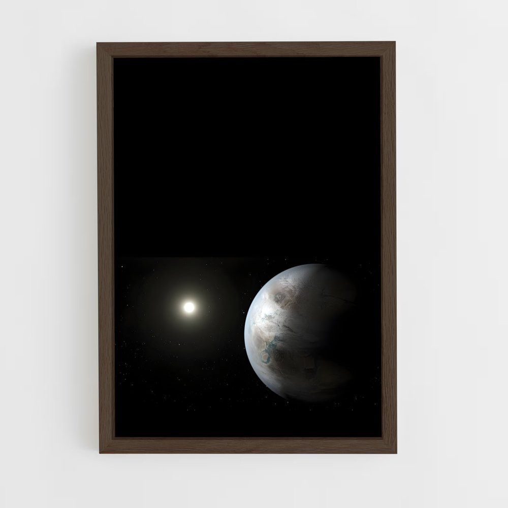Poster Kepler et sa Lune (vue 5)
